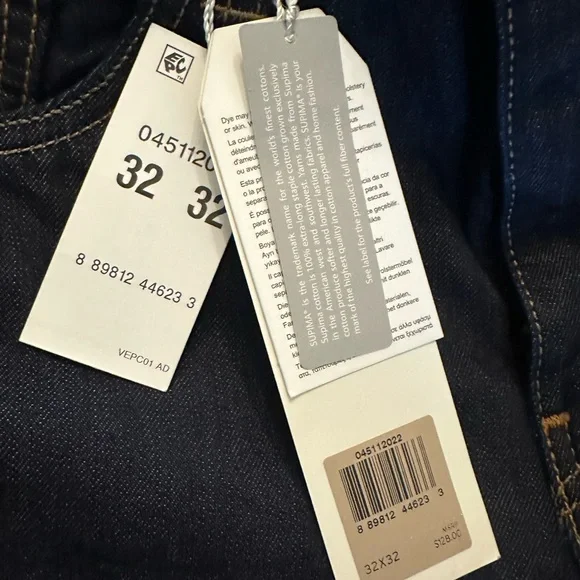 Outerknown Blue Slim Jeans Classic Style